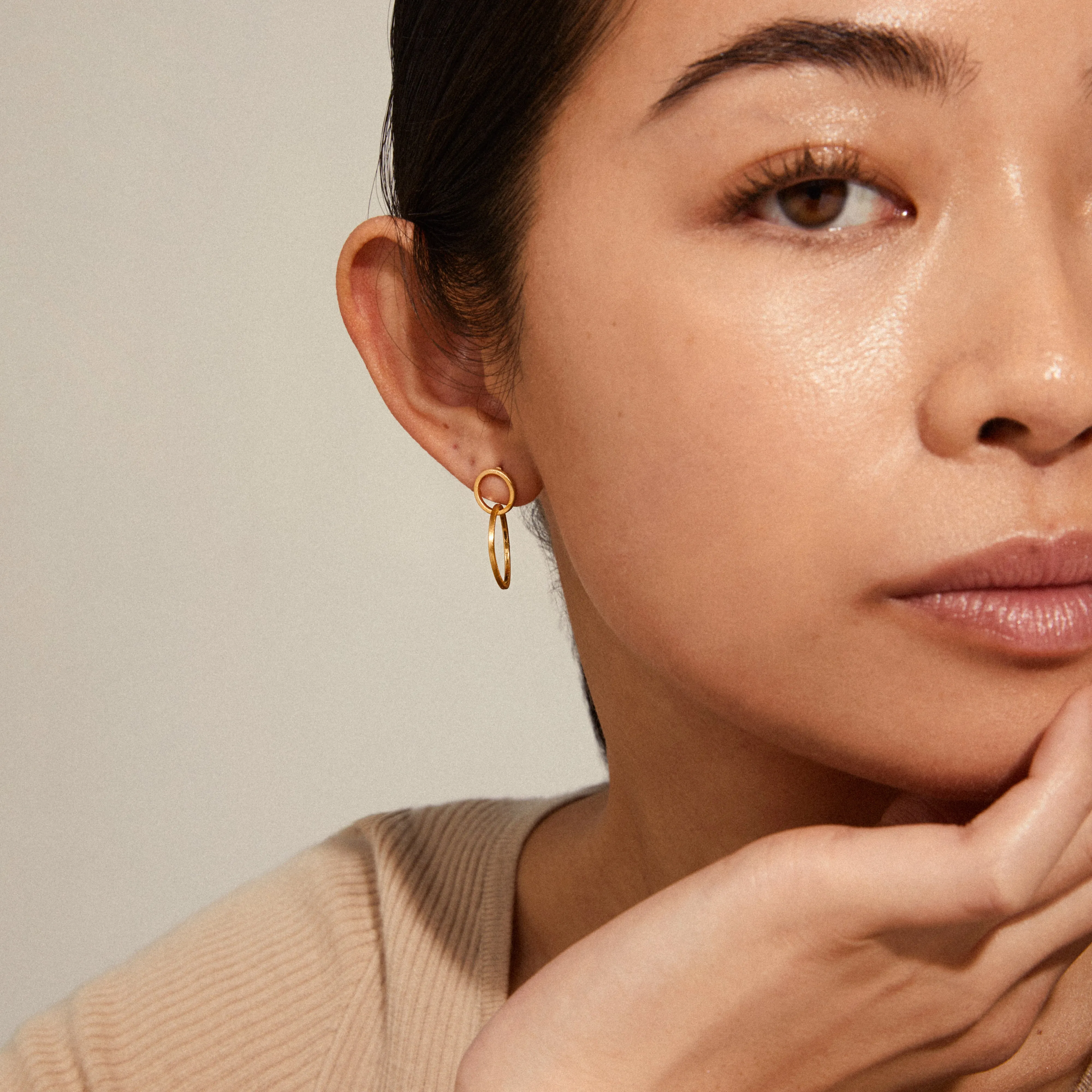 HARPER earrings gold-plated