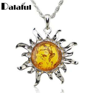 Honey Sun Lucky Flossy Pendant Necklace