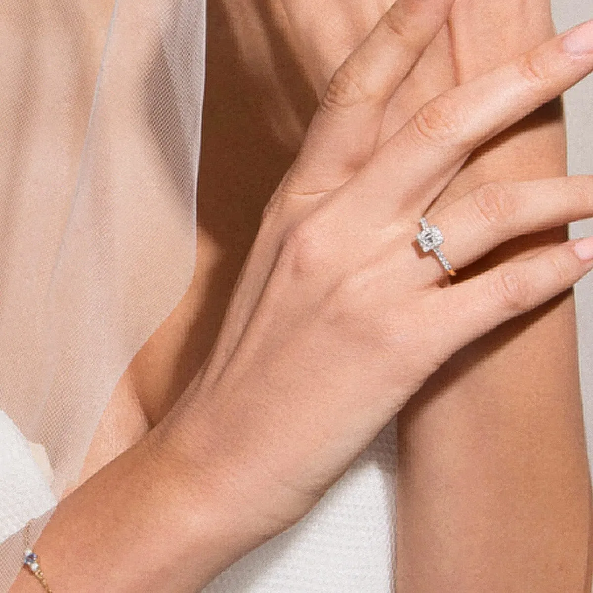 Ingenious Square Ring in 925 Sterling Silver
