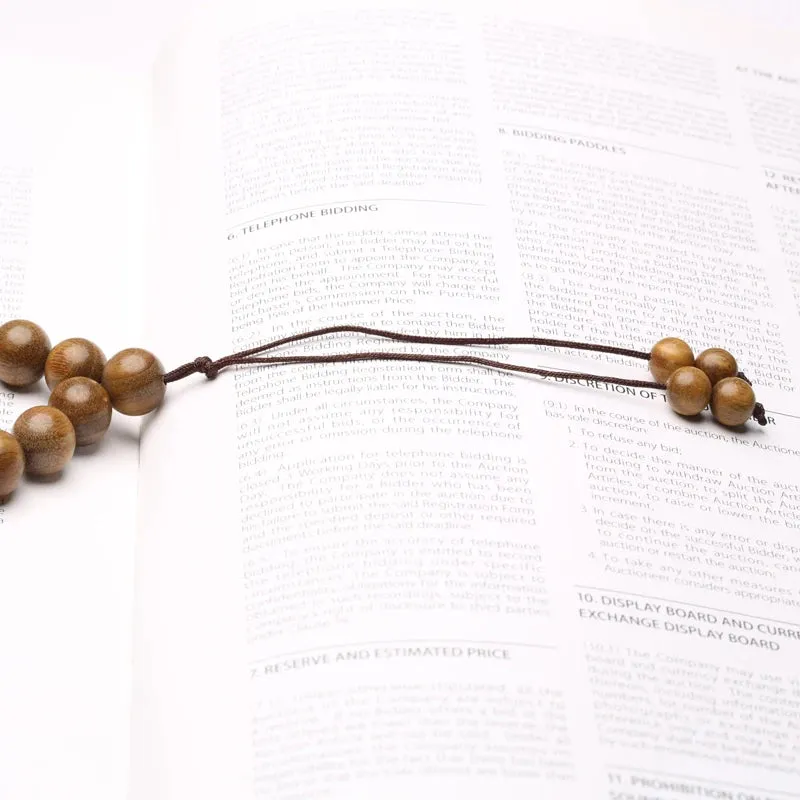 Islamic Muslim Handmade Rosary Rosary (Buddha) Sandalwood Beads Buddhist Prayer Bracelet