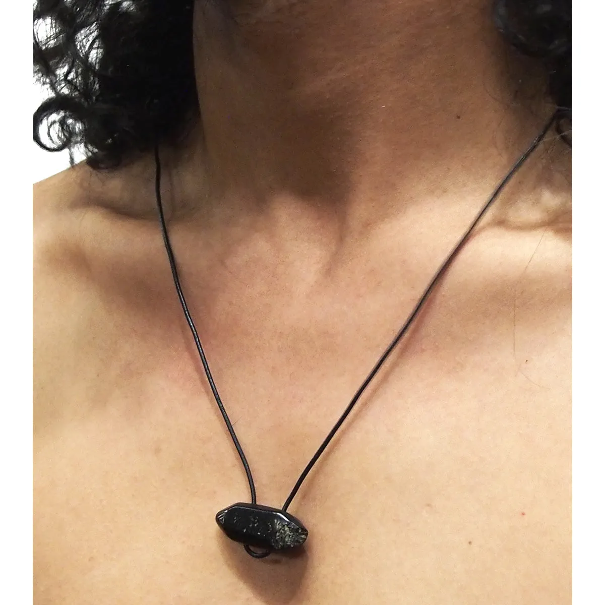 Jet Talismanic Heirloom Beads Antique Necklace D
