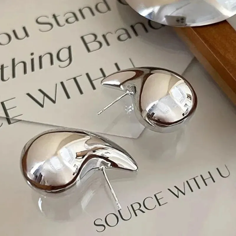 Korean Colorful Teardrop Earrings