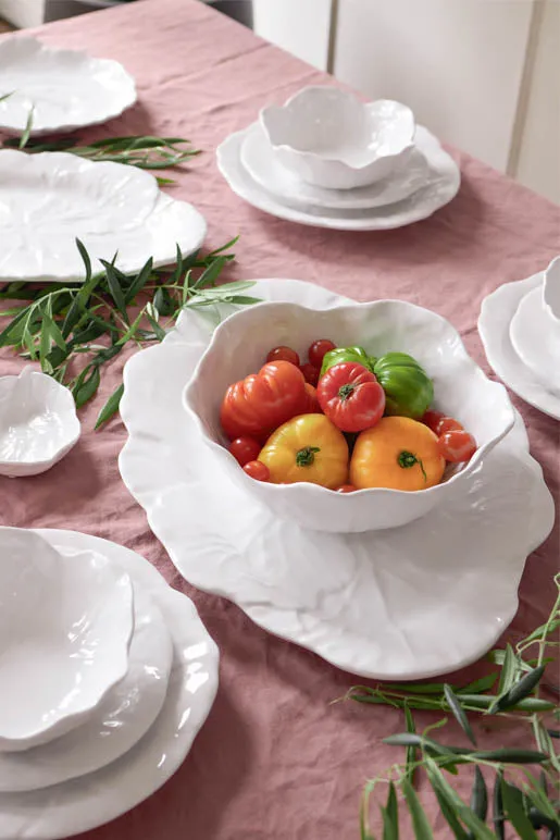 Le Forge Melamine Cabbage Bowl Medium 32cm White