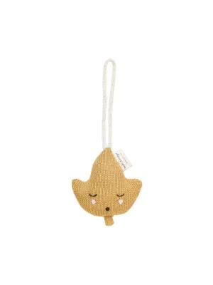 Leaf Hanging Rattle - Mustard