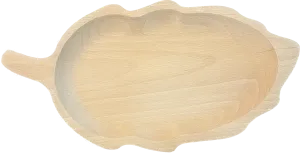 Leaf Wood Tray