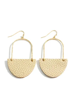 Leather Drop Earrings
