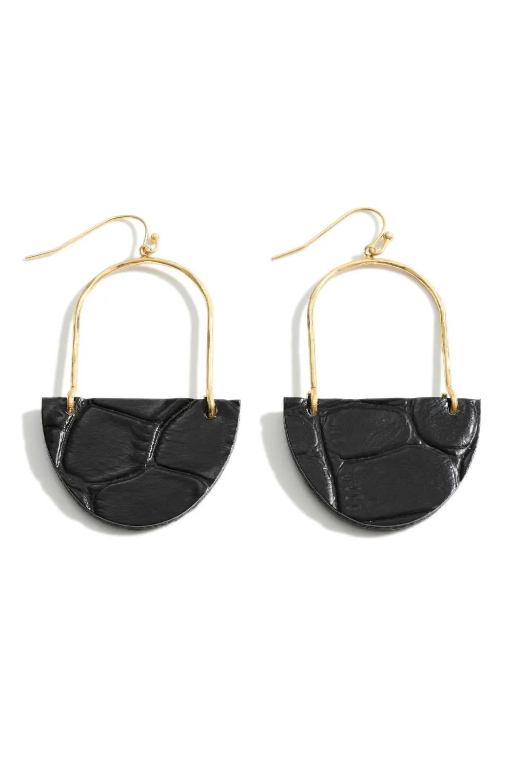 Leather Drop Earrings