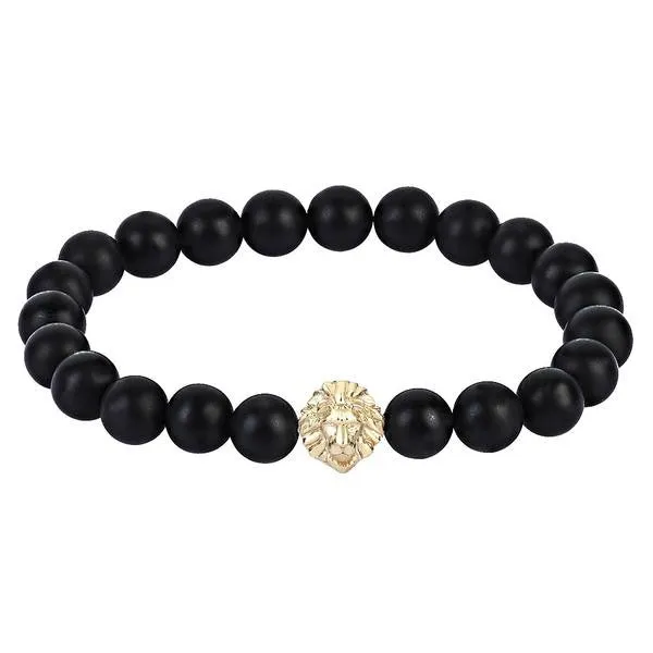 Leo Beaded Bracelet - Solid Gold