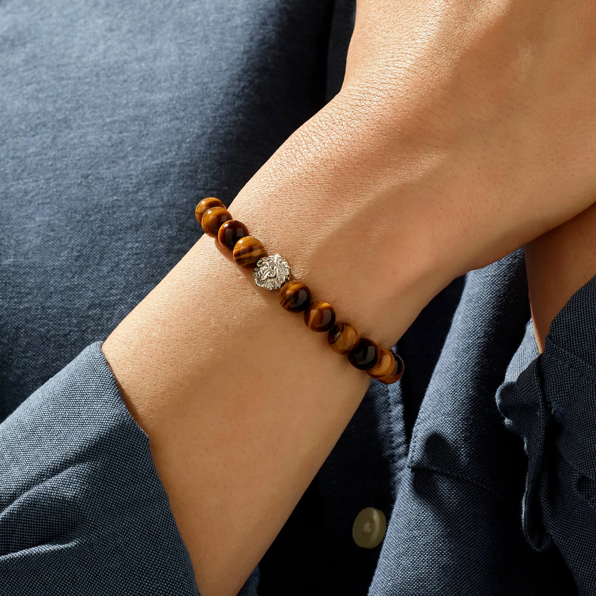 Leo Beaded Bracelet - Solid Gold