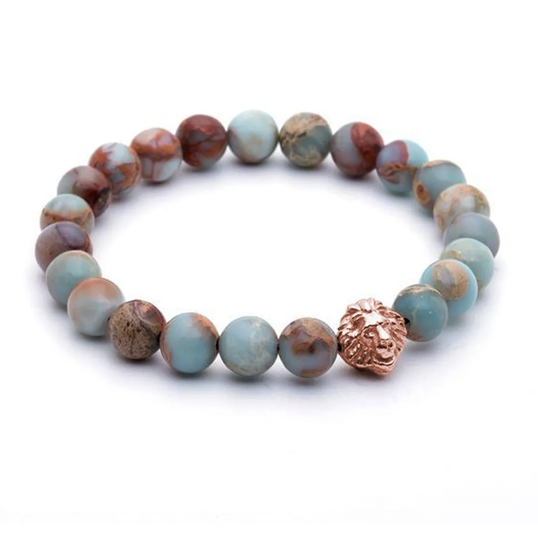 Leo Beaded Bracelet - Solid Gold