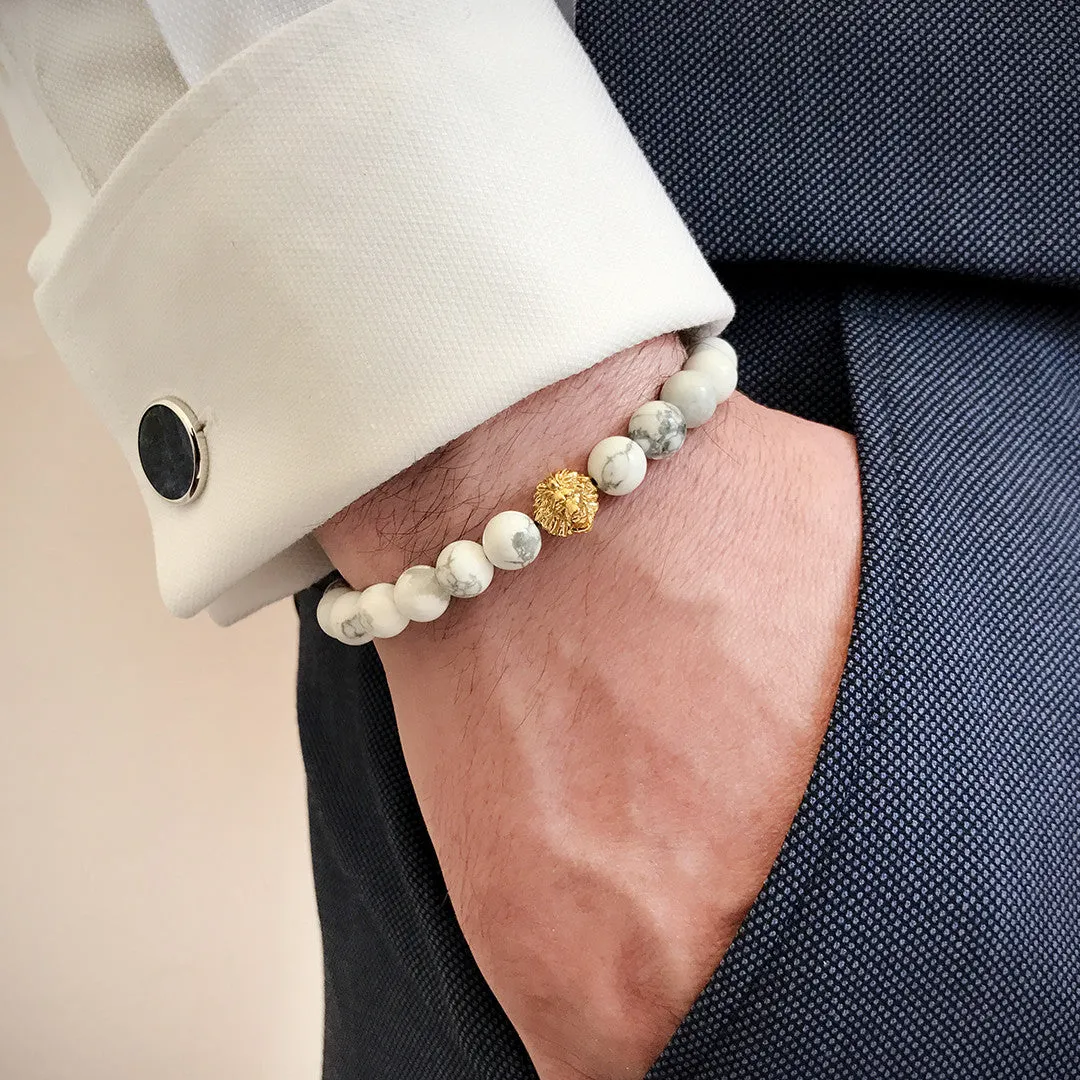 Leo Beaded Bracelet - Solid Gold