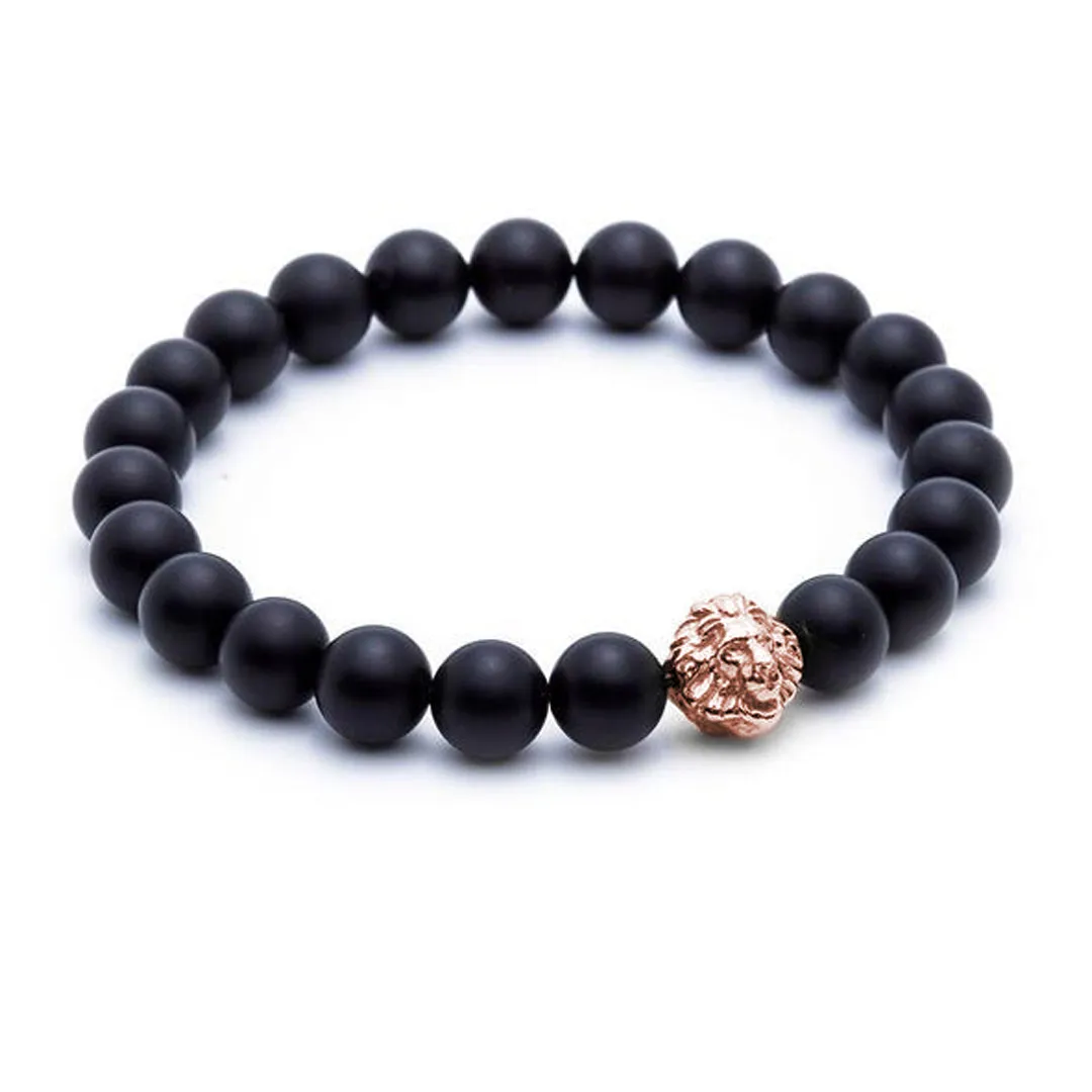 Leo Beaded Bracelet - Solid Gold