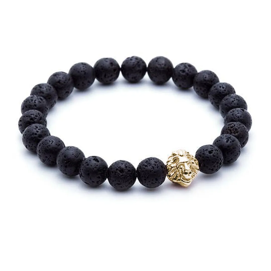 Leo Beaded Bracelet - Solid Gold