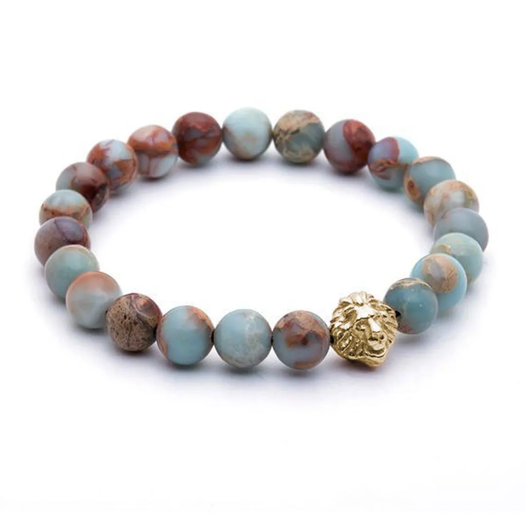 Leo Beaded Bracelet - Solid Gold