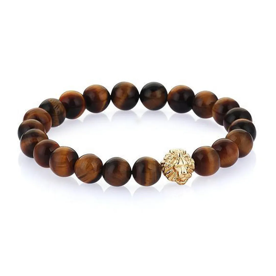 Leo Beaded Bracelet - Solid Gold