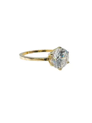 Lesotho Jewellery 14k Gold Ring for Women - 1.65 Grams, Size -O