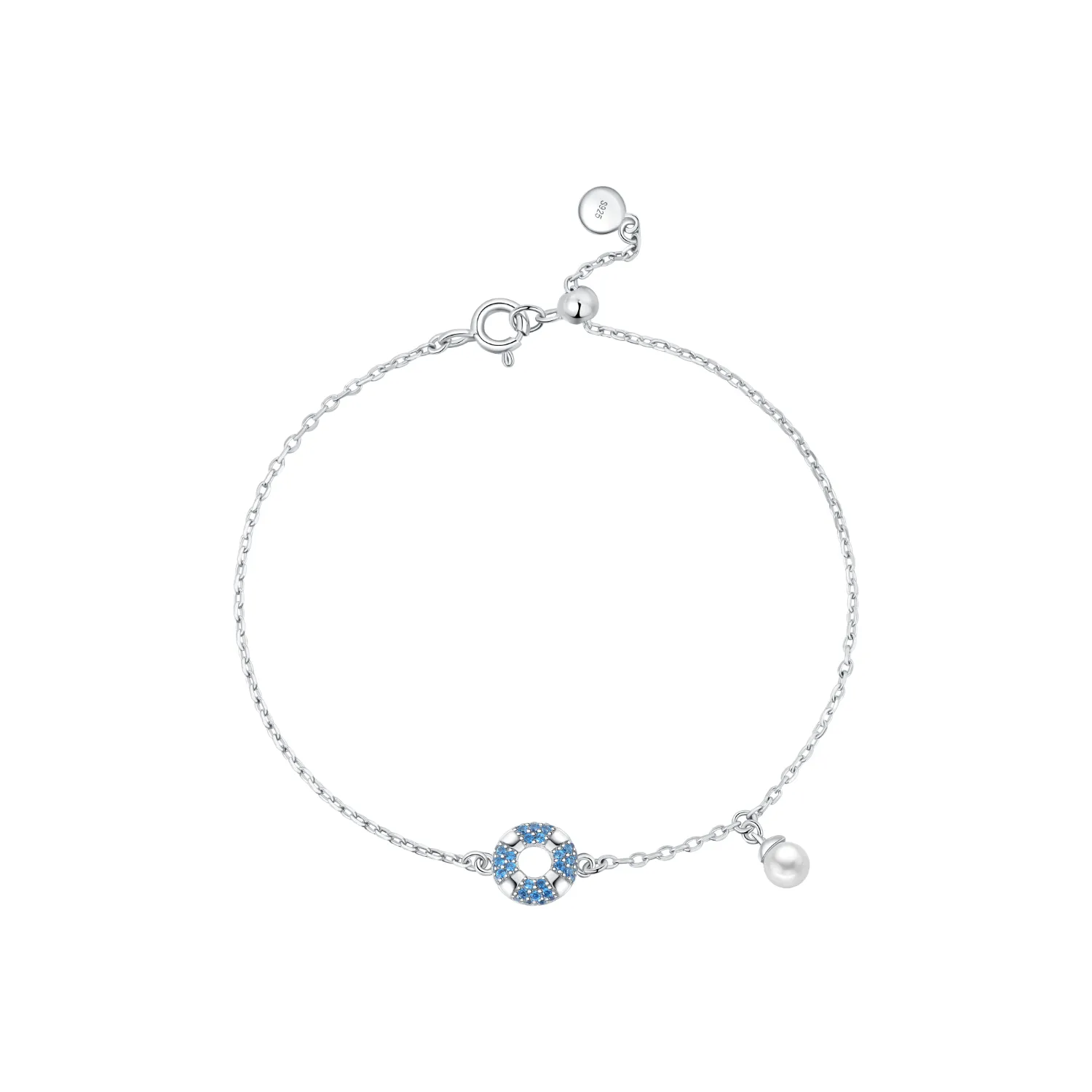 Little Ocean Pave Bracelet