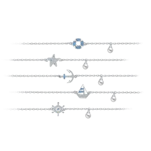 Little Ocean Pave Bracelet
