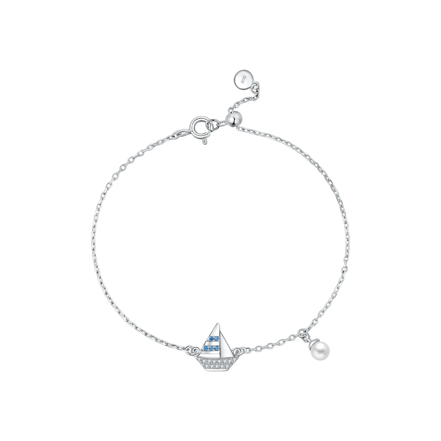 Little Ocean Pave Bracelet