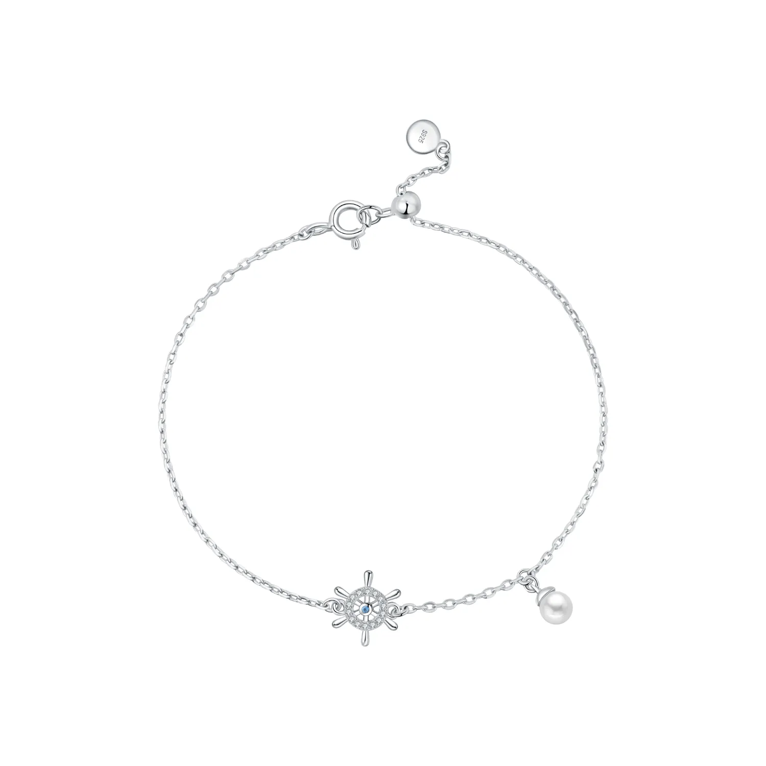 Little Ocean Pave Bracelet
