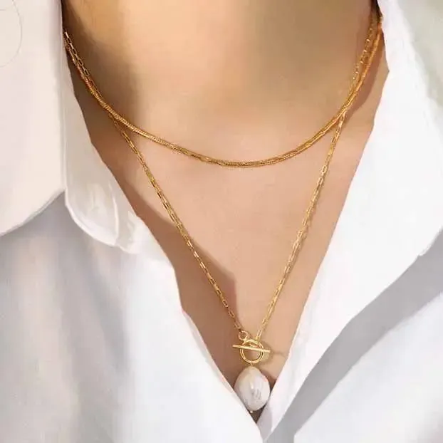LOVCIA Simple Snake Chain 925 Sterling Silver Necklace