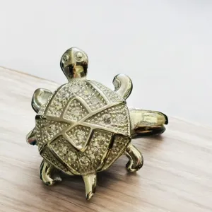 Lucky Tortoise Silver Ring