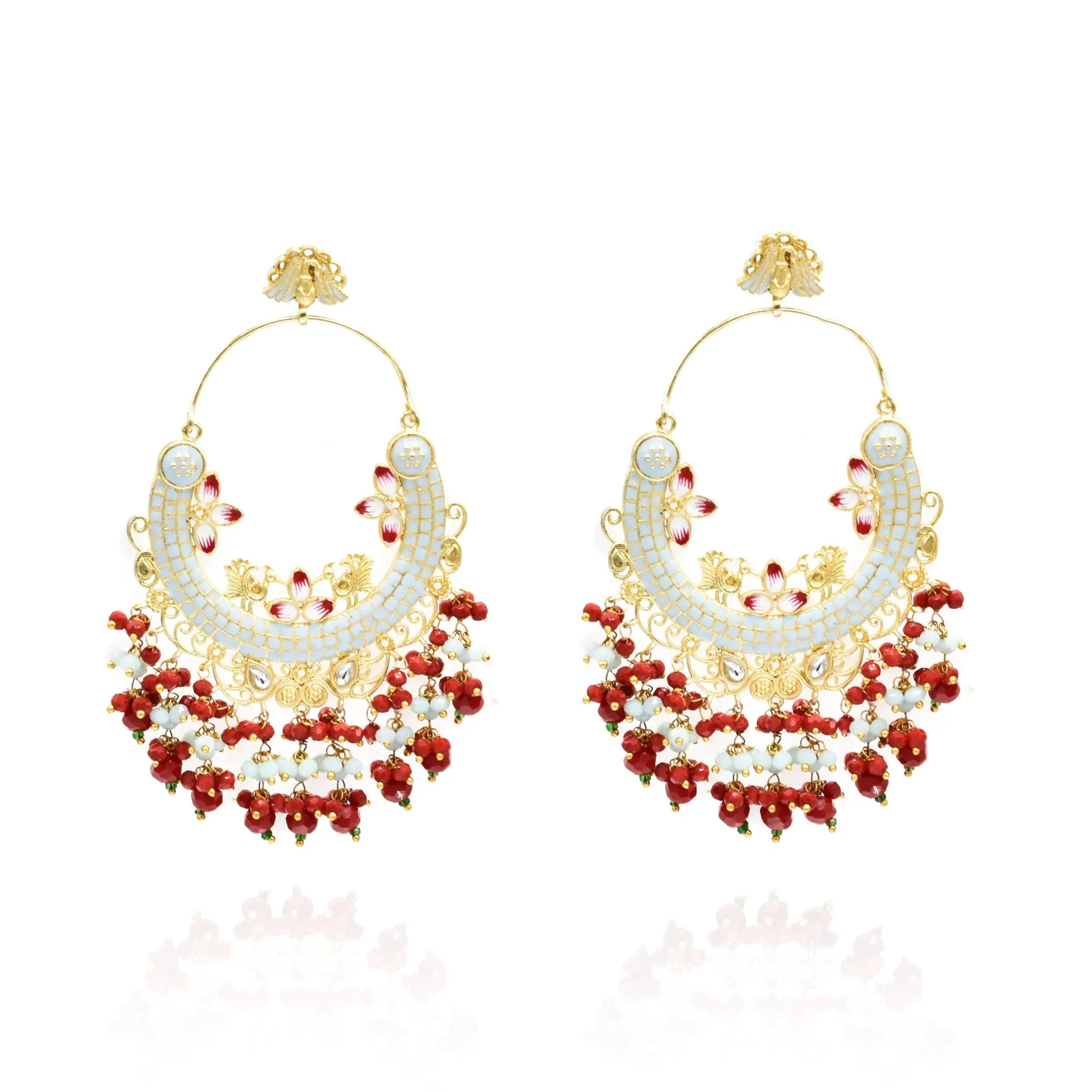 Manjari Meenakari Earrings