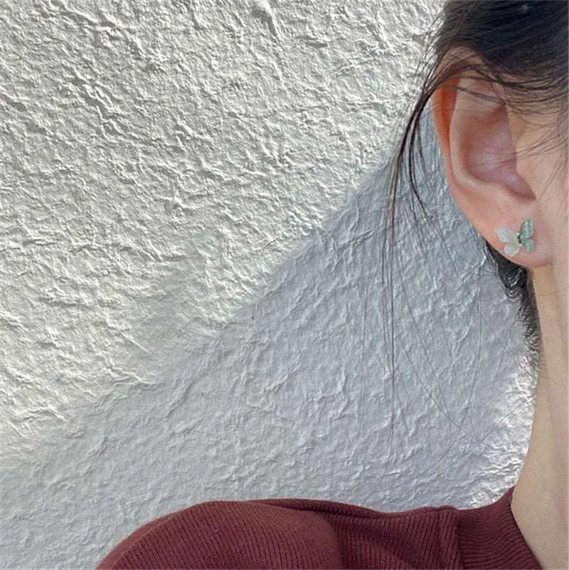 MAYTRENDS  - Colorful Butterfly Stud Earrings