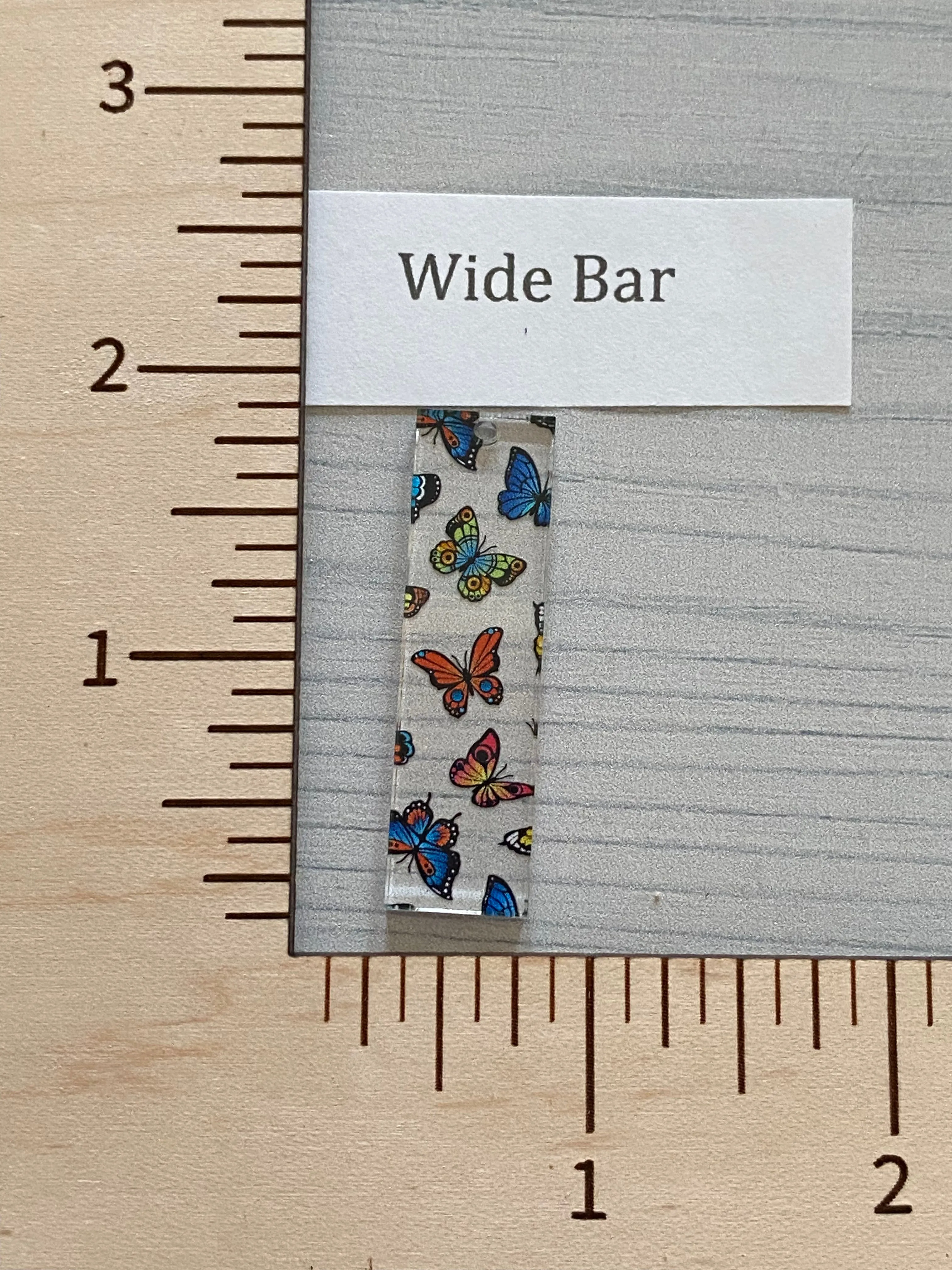 Micro Colorful Butterflies Acrylic