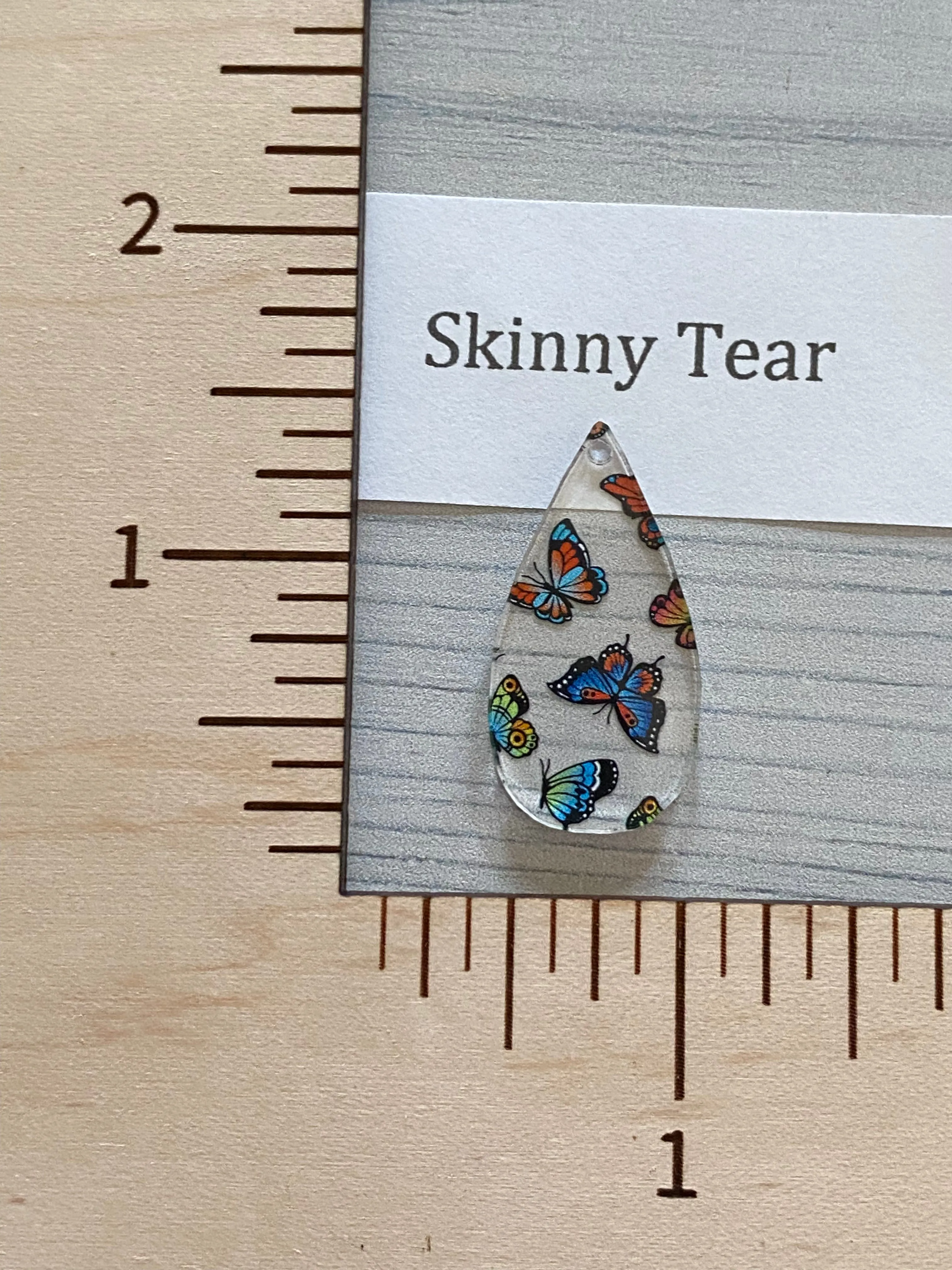 Micro Colorful Butterflies Acrylic