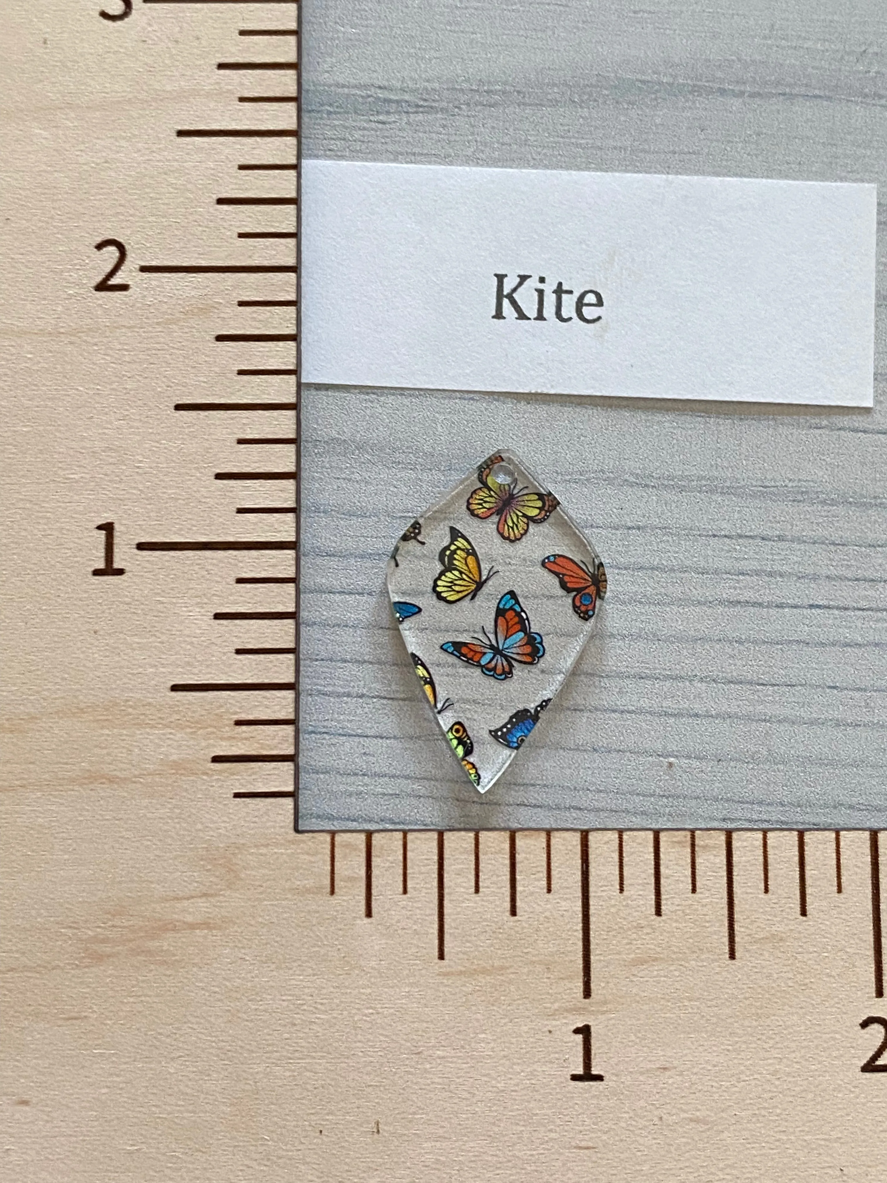 Micro Colorful Butterflies Acrylic