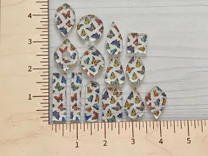 Micro Colorful Butterflies Acrylic