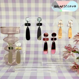 Mintcloud Mirror Shapes Dangle - Various Colours
