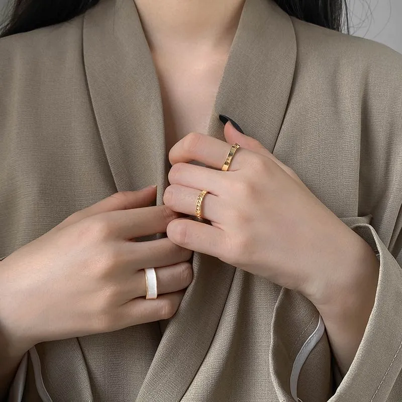 Mod Gold/Silver Ring Sets