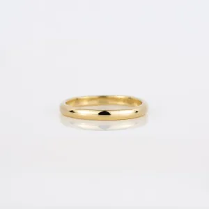 Narrow Gold Wedding Ring