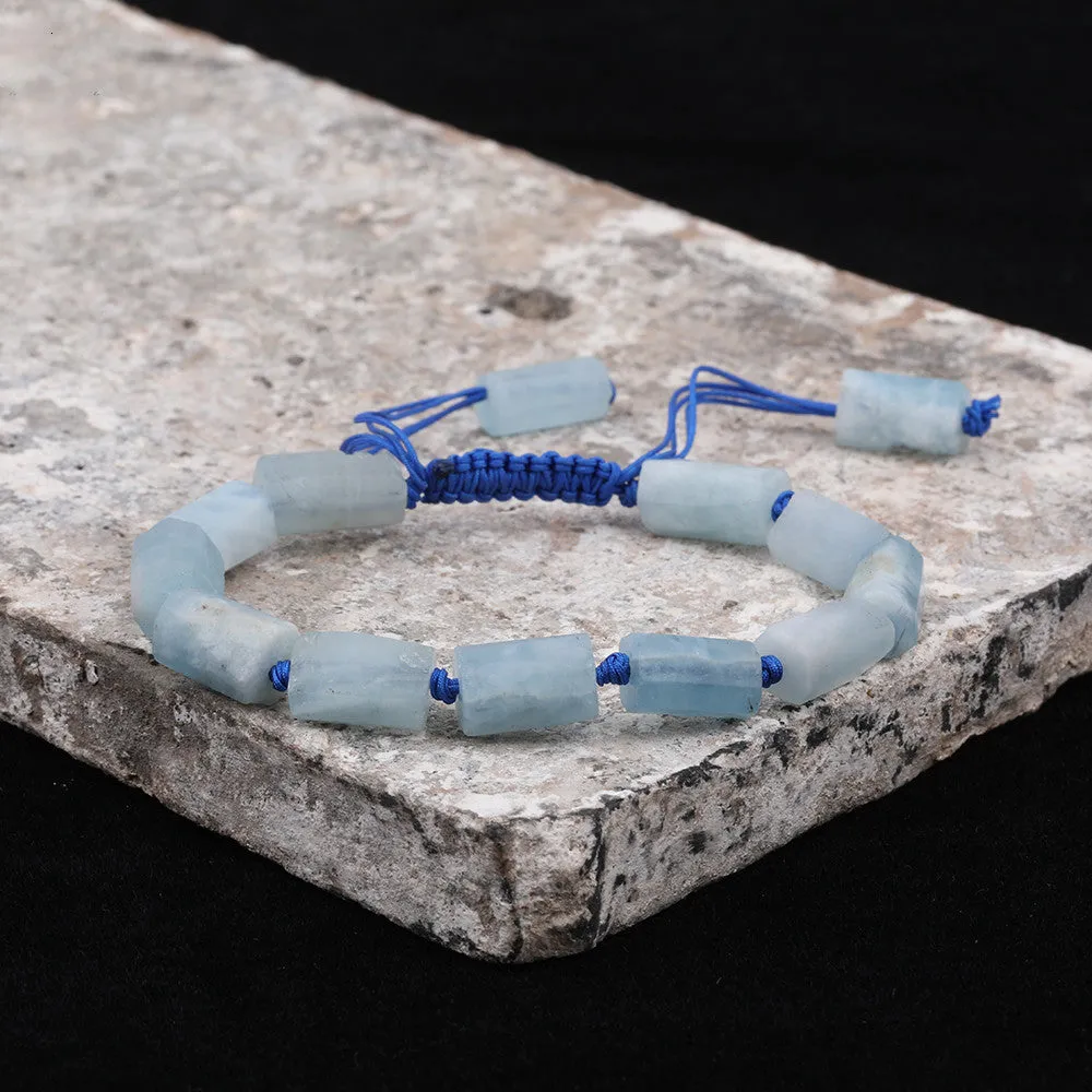 Natural Blue Kyanite Black Tourmaline Beads Children