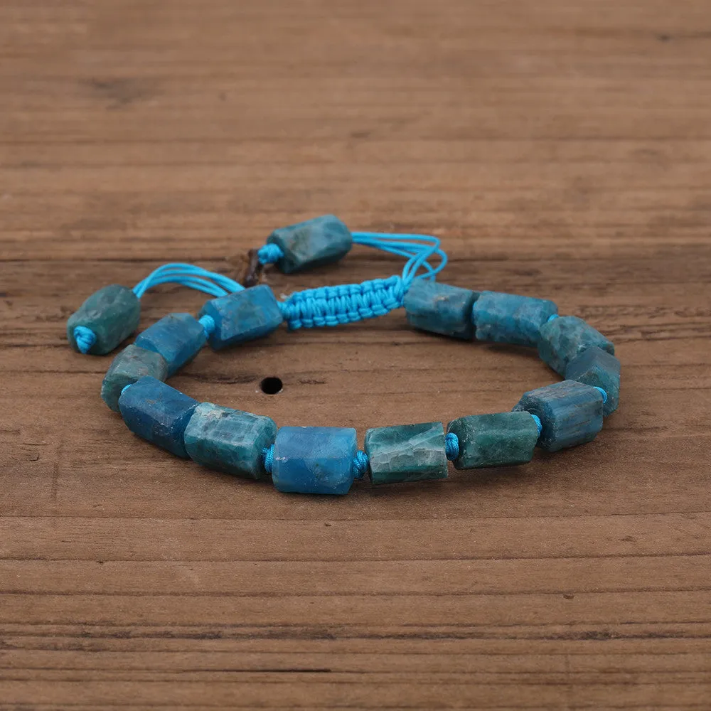 Natural Blue Kyanite Black Tourmaline Beads Children