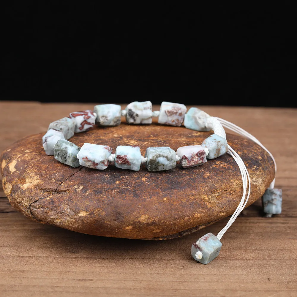 Natural Blue Kyanite Black Tourmaline Beads Children