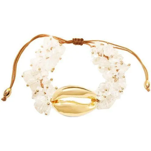 Natural Cowrie Shell Adjustable Bracelet  For Women Summer Accessories