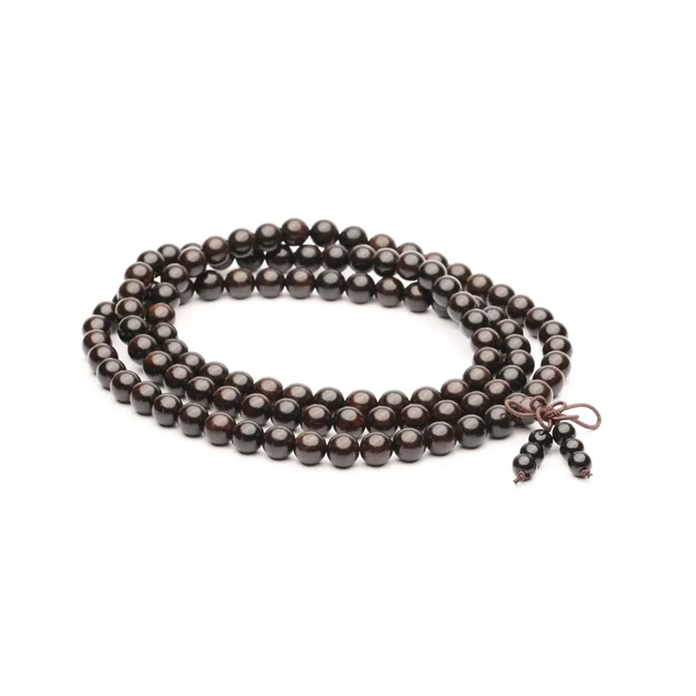 Natural Ebony 8mm 108 Bracelets, Necklaces  Bracelets