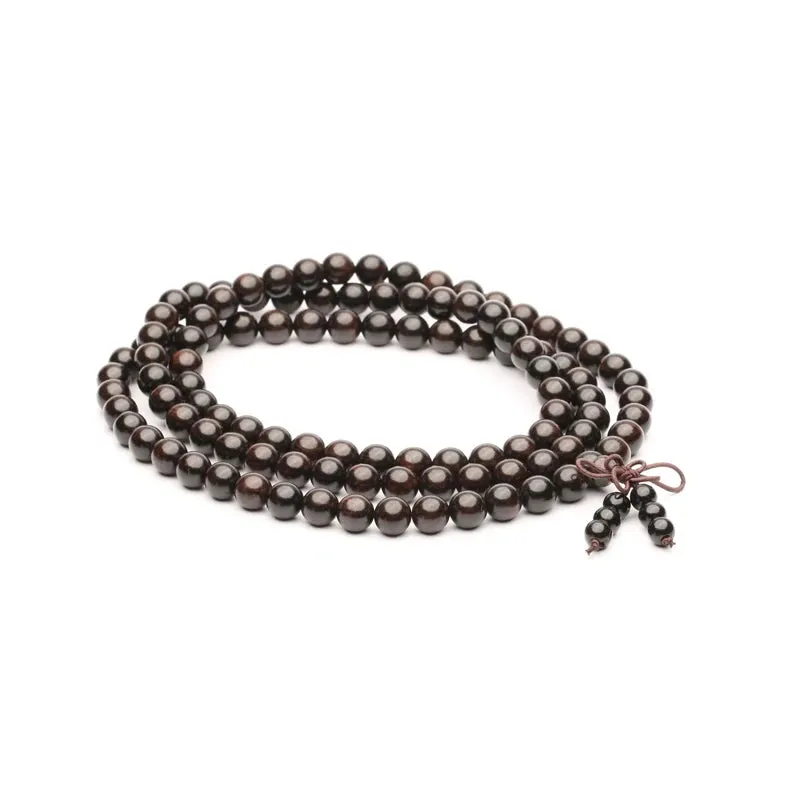 Natural Ebony 8mm 108 Bracelets, Necklaces  Bracelets