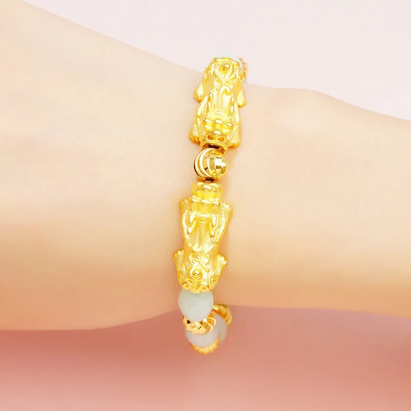 Natural jade bracelet