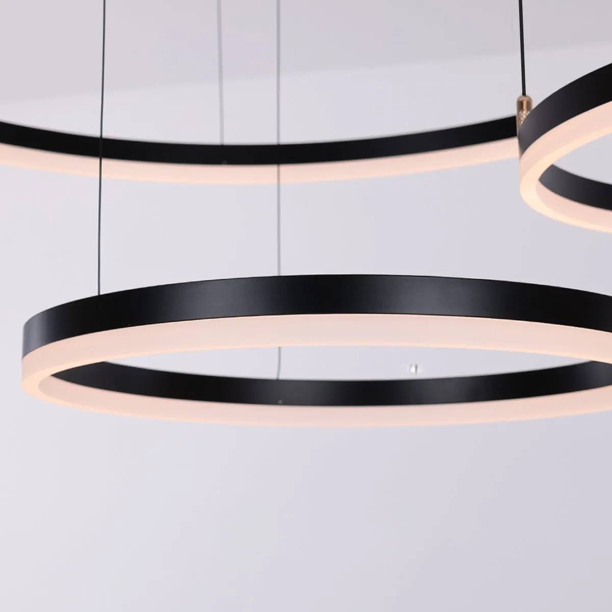 Nordic Ceiling Light Rings • Black