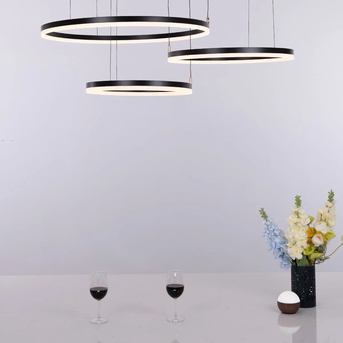 Nordic Ceiling Light Rings • Black