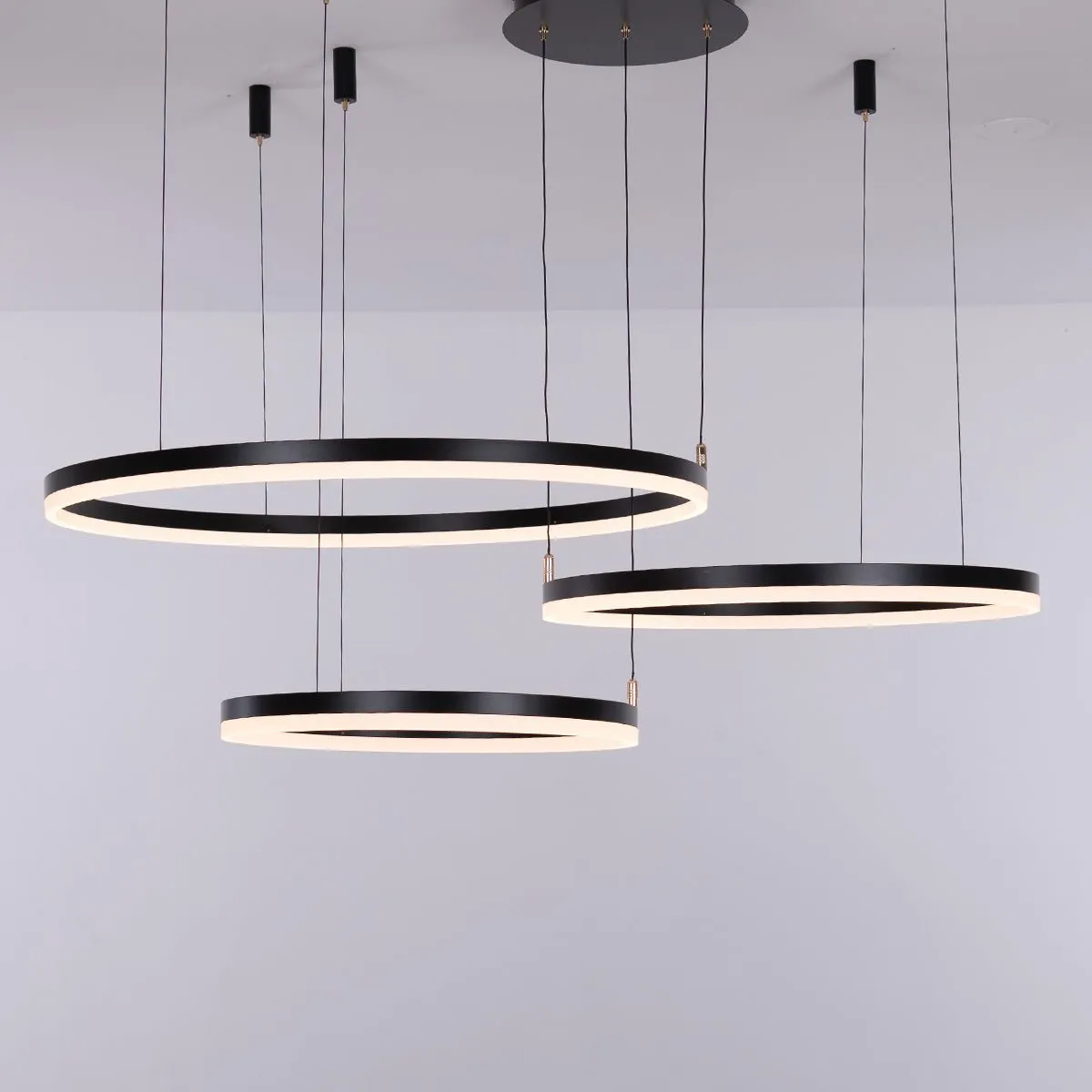 Nordic Ceiling Light Rings • Black