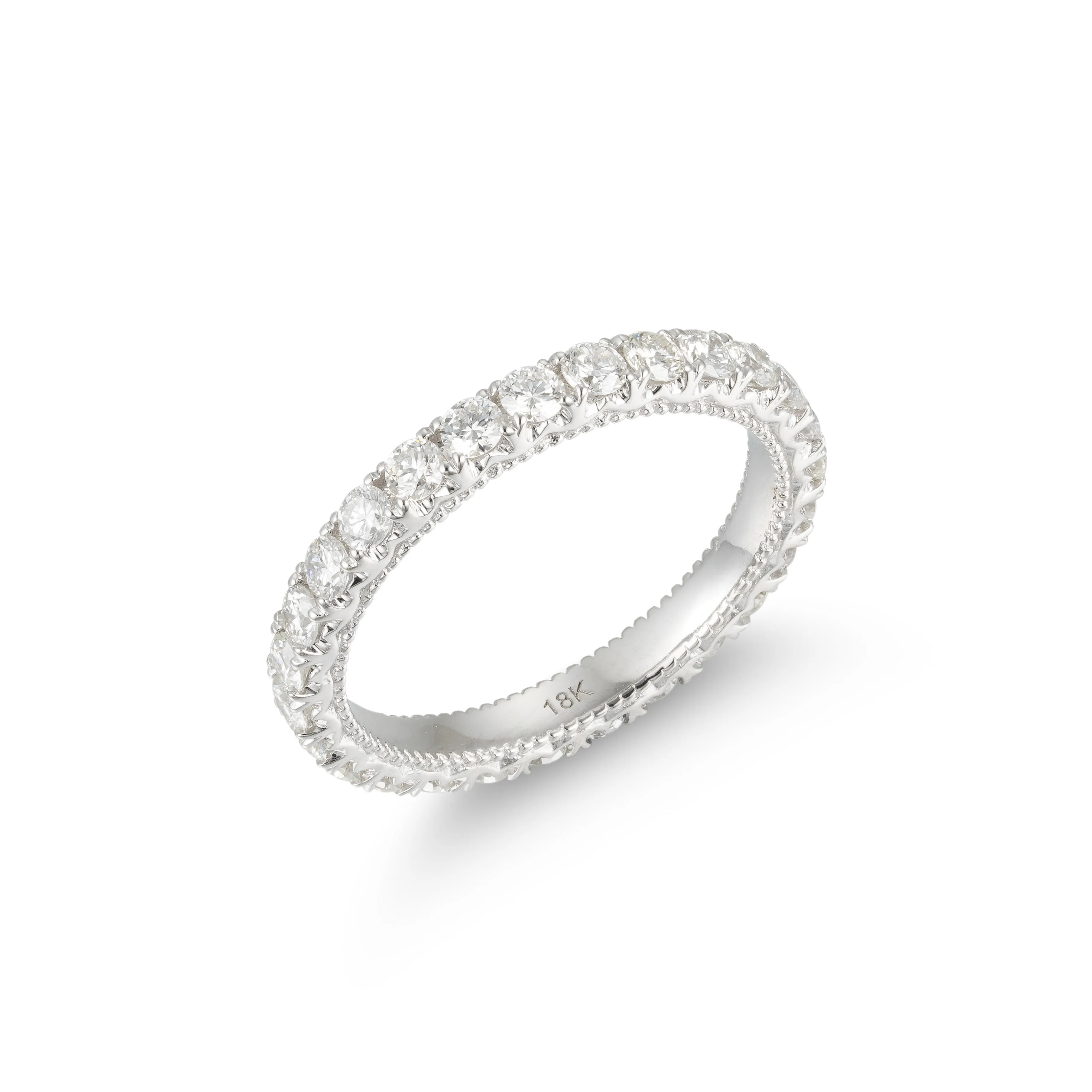 Orchid Gems 1.5 Pointers Miracle Edge Eternity Band