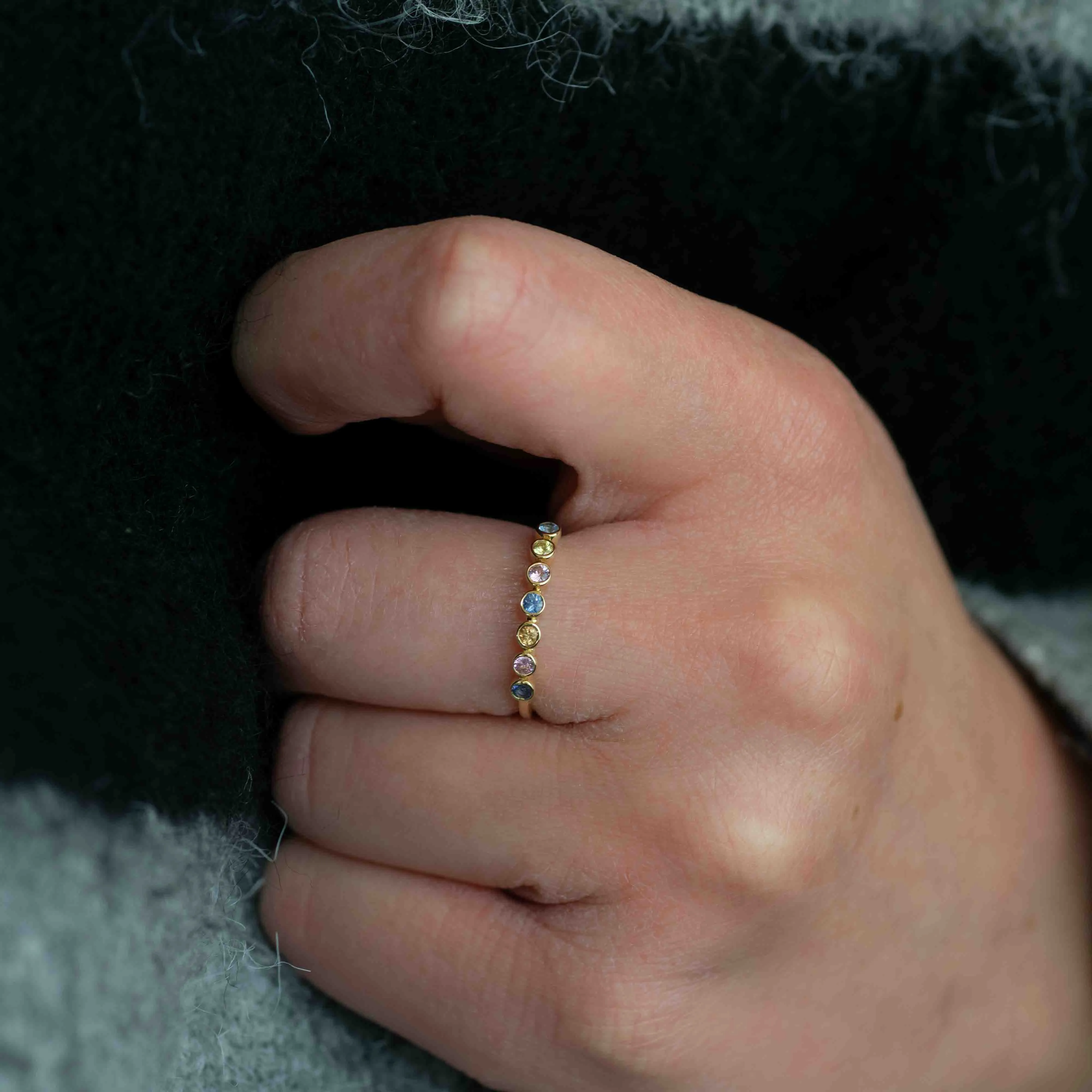 Pastel Sapphire Eternal Ring