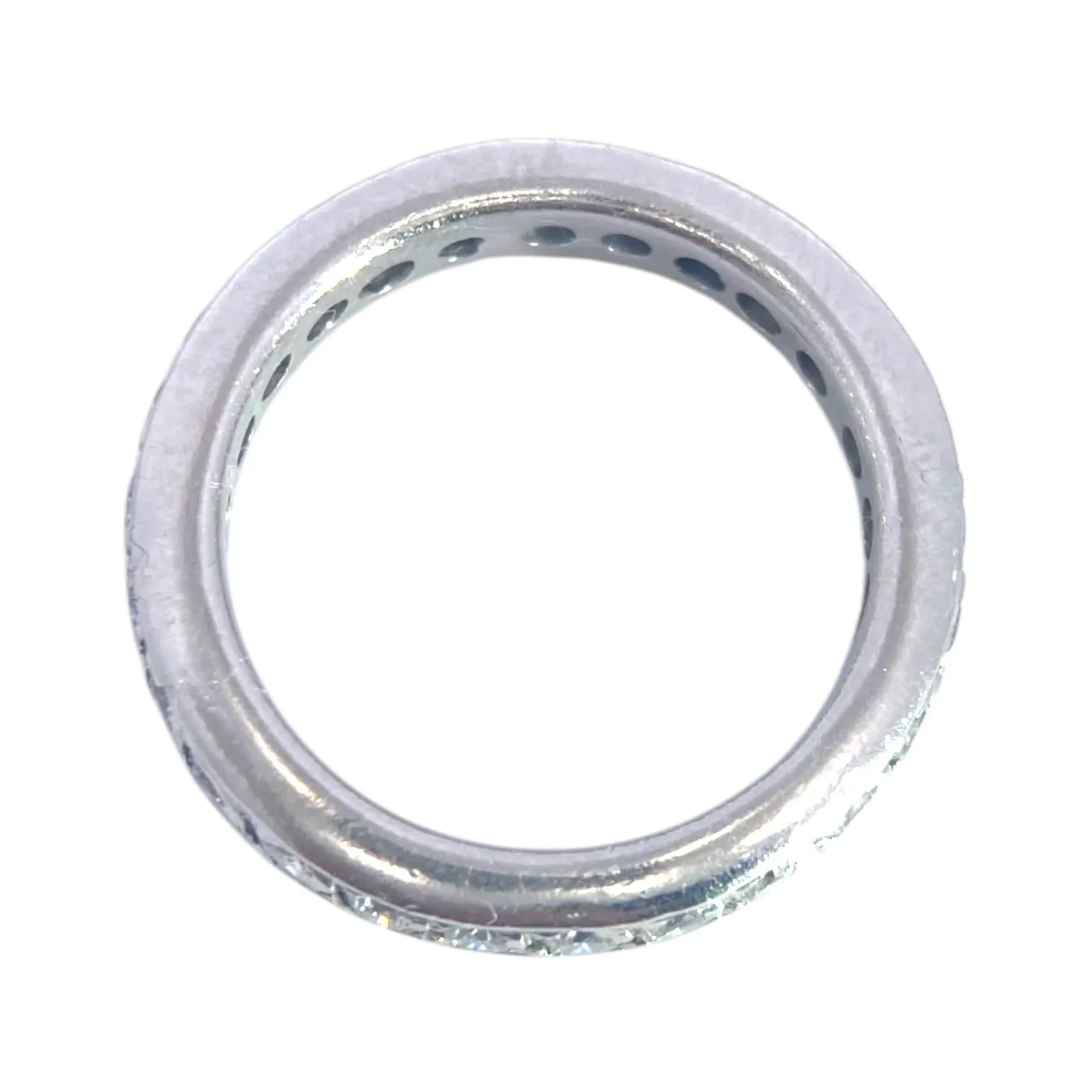 Platinum Diamond Eternity Band Ring Size 7