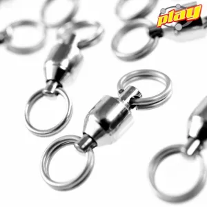 Play SWIVEL SIZE 8 W/SPLIT RINGS - 10pc
