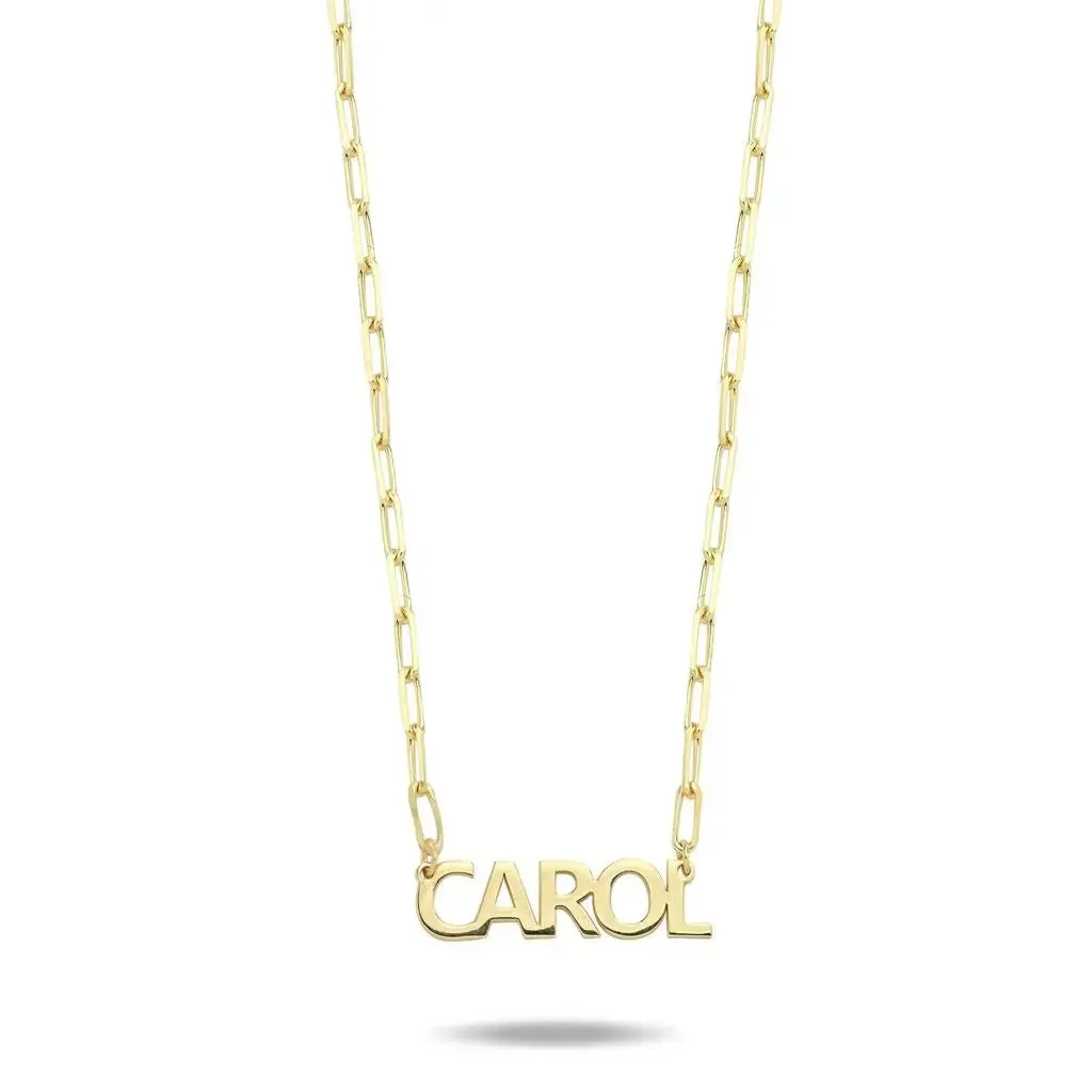 *PRE ORDER ONLY* Custom Mini Paperclip Necklace